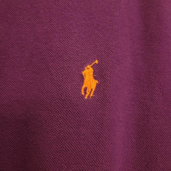 Ralph Lauren -  Purple Polo Shirt (XL) - Picture 2 of 4